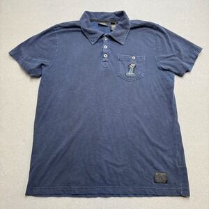 Harley-Davidson Polo Shirt Men's XL Navy Blue Short Sleeve Willi G #1 Crest Moto
